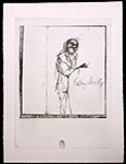 Charles Wright, 2004, etching