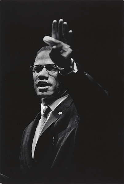 Malcolm X at Rally, Chicago, Illinois, 1963