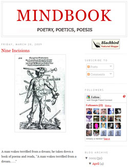 Mindbook: Poetry, Poetics, Poesis